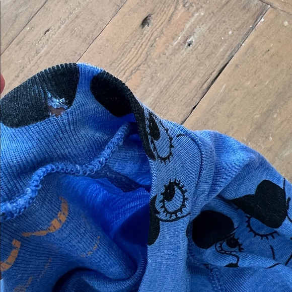 Mini Rodini ritzratz blue long sleeve mouse tee 6-7 years wool blend - Picture 5 of 6